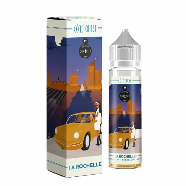 E-liquide La Rochelle 50 mL - Côte Ouest (Curieux)