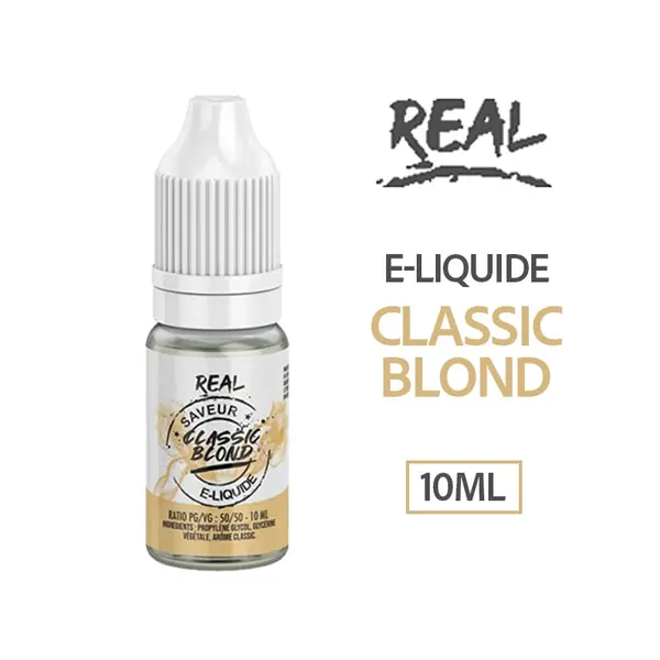 E-liquide CLASSIC BLOND 10ml REAL