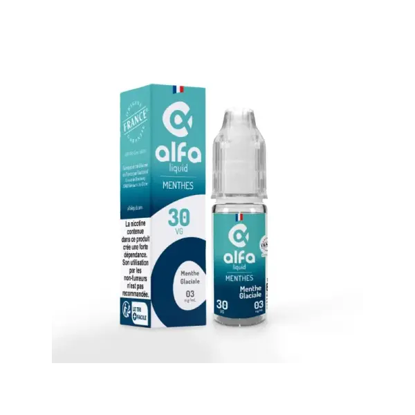 Menthe Glaciale 10ml 70/30 Alfaliquid
