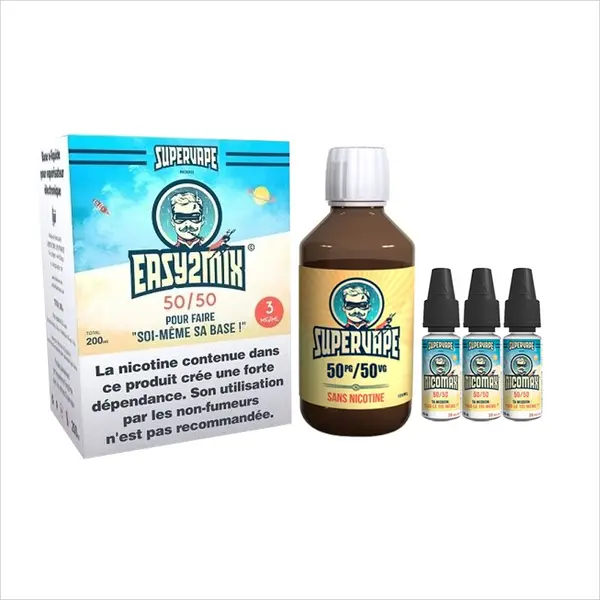 BASE EASY2MIX 200ML 50/50 3MG  – SUPERVAPE
