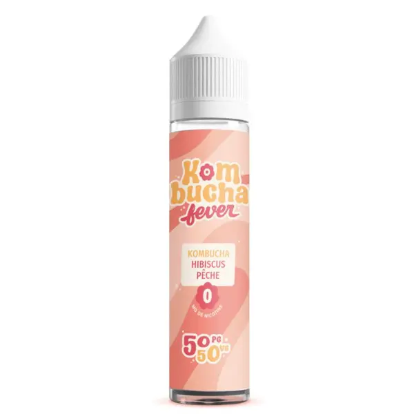 Hibiscus Pêche | Kombucha Fever | Hibiscus – Pêche | 50ml