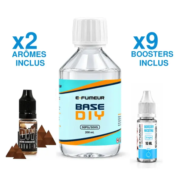 Pack DIY Cabat X 220 mL - Revolute — Nicotine: 9 mg