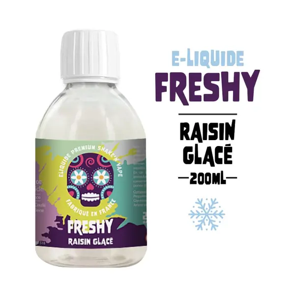E-liquide 200ml Raisin glacé – Freshy