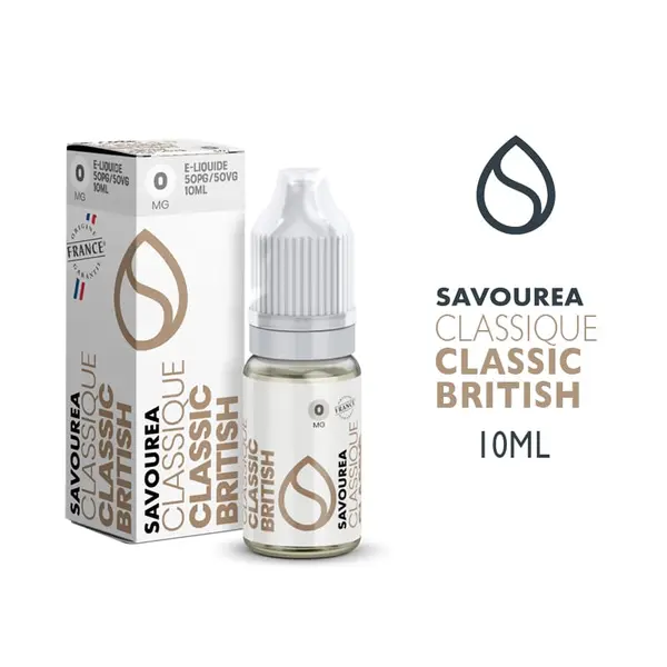 E-Liquide 10ml CLASSIC BRITISH – SAVOUREA