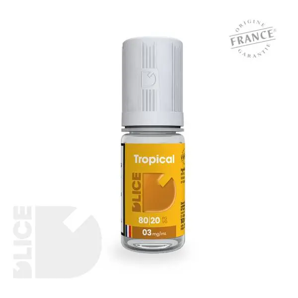 E-liquide Exotique, Banane & Coco – Tropical 10ml – D’lice