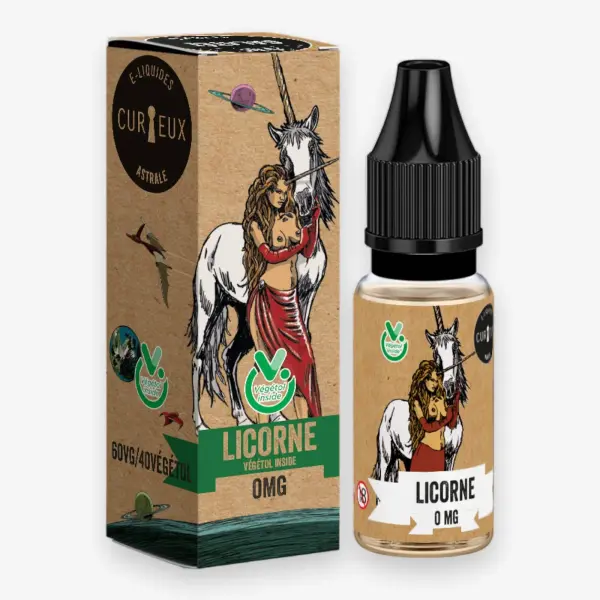 E-liquide Licorne Vegetol Astrale 10 mL - Astrale (Curieux)
