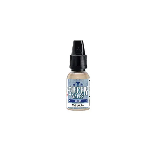 Drink – Thé Pêche 10ml – Green Vapes – 16mg