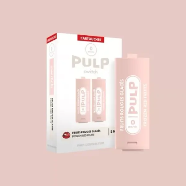 Cartouches Fruits Rouges Glacés Pod Switch Pulp – 2 x 2 ml