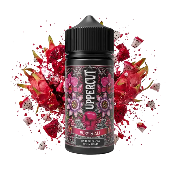 E-liquide Ruby Scale 100 ml – Uppercut | Fruit du Dragon & Fruits Rouges (50/50)