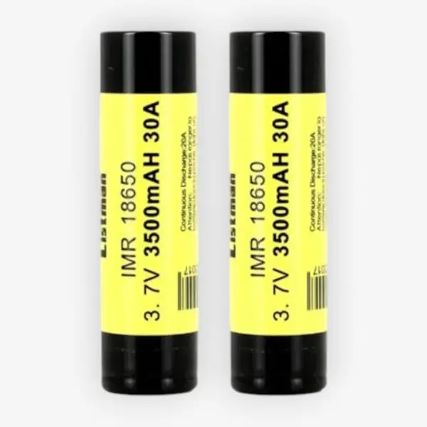 2 Accus 30A 18650 3500mah Listman