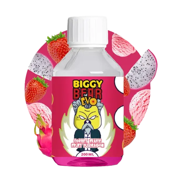 Sorbet Fraise Fruit du Dragon - Biggy Bear