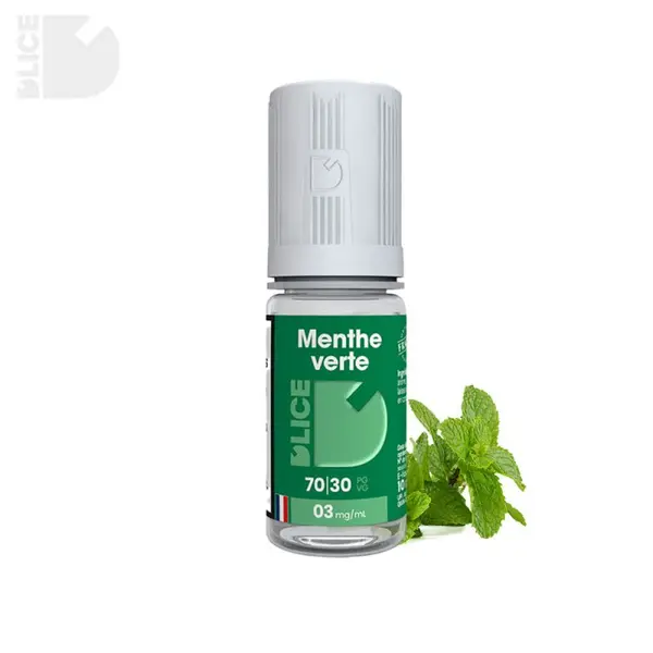 E-liquide Menthe Verte 10ml – D’lice