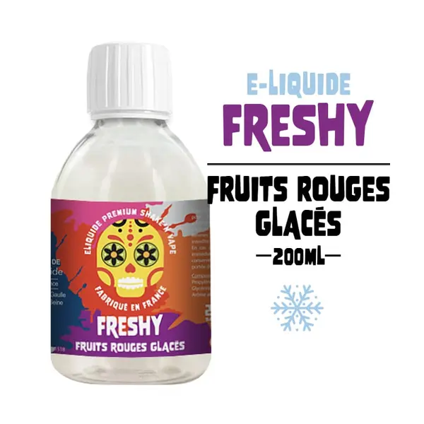 E-liquide 200ml Fruits rouges glacés Freshy
