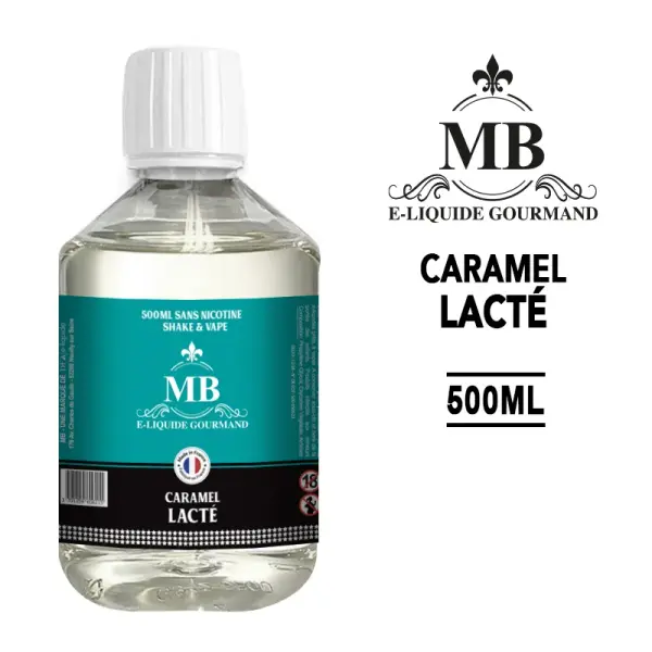 E-liquide 500ml Caramel lacté – MB