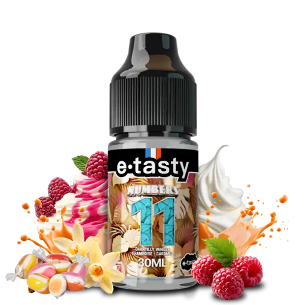 Concentré Numbers 11 – e.Tasty | Chantilly Vanille, Framboise & Caramel Gourmand