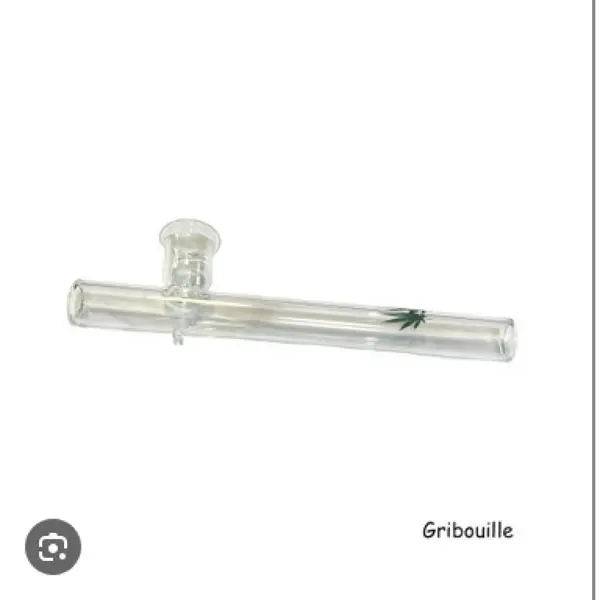 PIPE EN VERRE FEUILLE CANNABIS