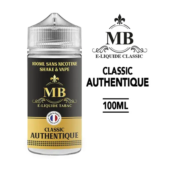 E-LIQUIDE CLASSIC AUTHENTIQUE 100ml – MB