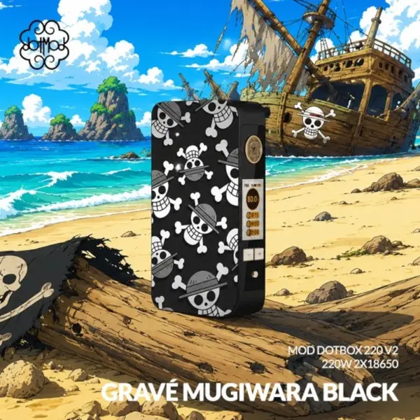 dotBox 220 V2 Gravé Mugiwara Black | Dotmod