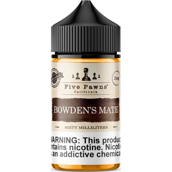 Bowden&rsquo;s Mate | Chocolat Croquant Mentholé – Crème Vanillée Française | Five Pawns | 50 ml