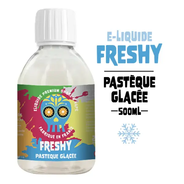 E-liquide 500ml Pastèque glacée – Freshy