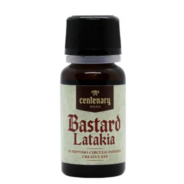 Bastard Latakia | Centenary Mods | Latakia turc – résines fumées – cuir brûlé | 12 ml