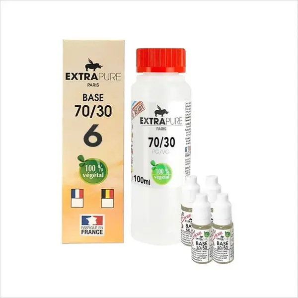 PACK DIY 140ML 70/30 6MG – EXTRAPURE