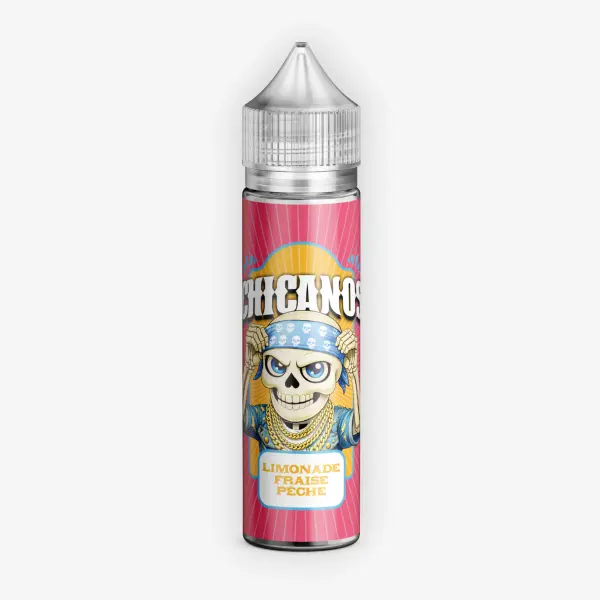 E-liquide Limonade Fraise Pêche 50 mL - Chicanos