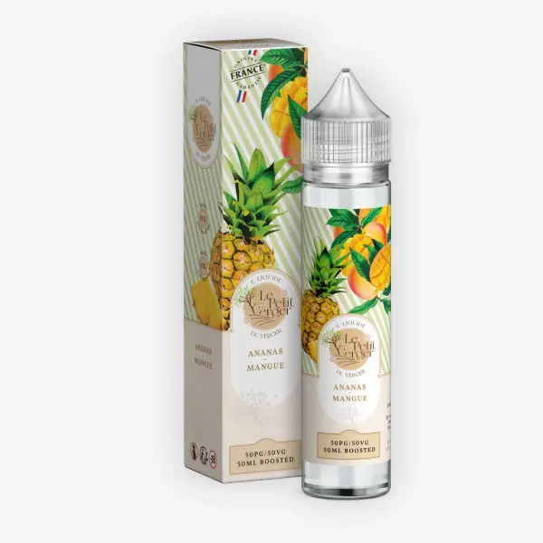 E-liquide Ananas Mangue 50 mL - Le Petit Verger