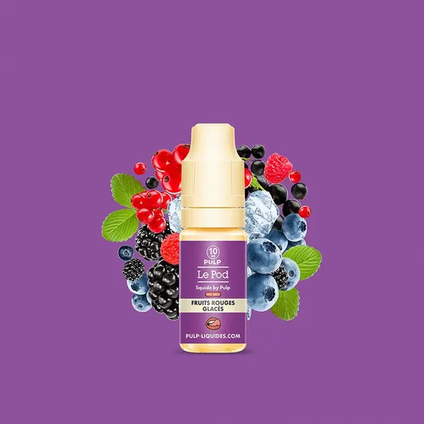 E-liquide Fruits Rouges Glacés Salt 10ml Le Pod Liquide by Pulp