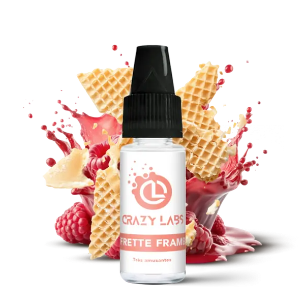 GAUFRETTE FRAMBOISE – 10ML – CRAZY LABS