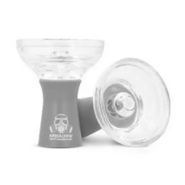 FOYER APOCALYPSE HOOKAH GREY VERRE SILICONE