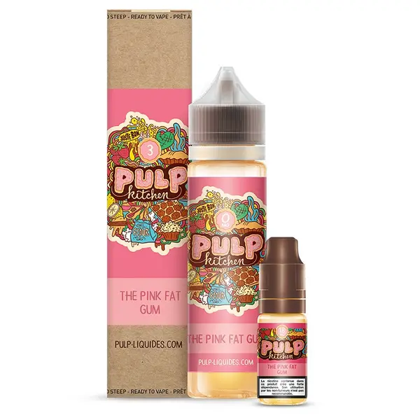 Eliquide 60ml The Pink Fat Gum – PULP Kitchen